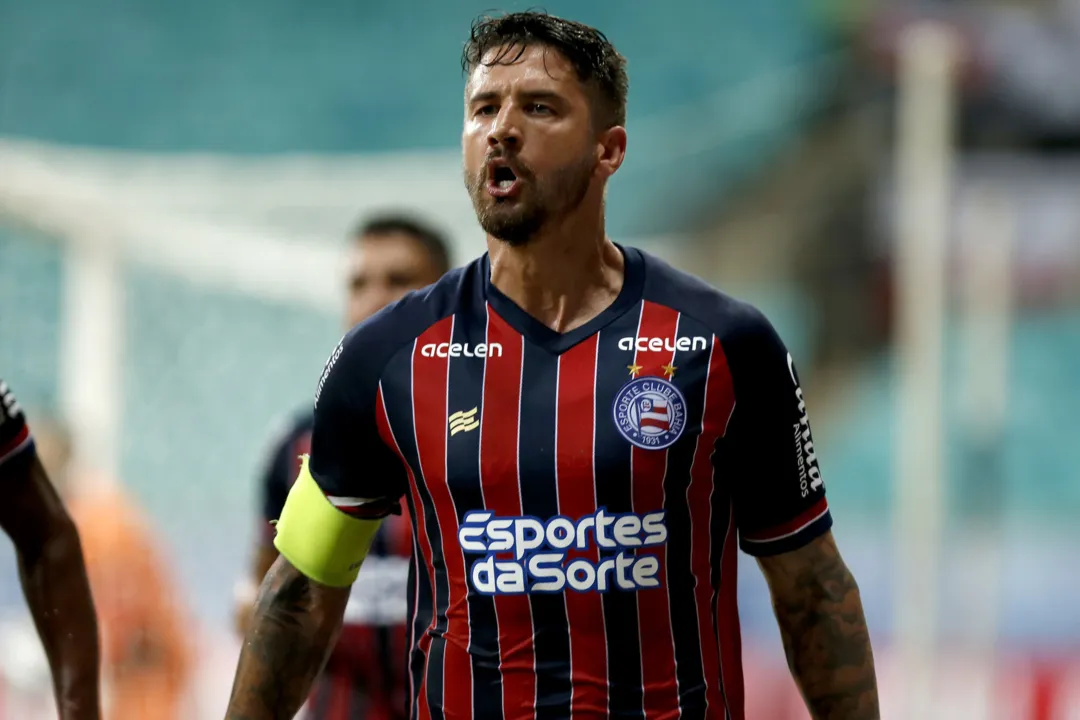 O atacante marcou o seu primeiro gol com a camisa do Bahia, mas viu seu time empatar com o Ferroviário