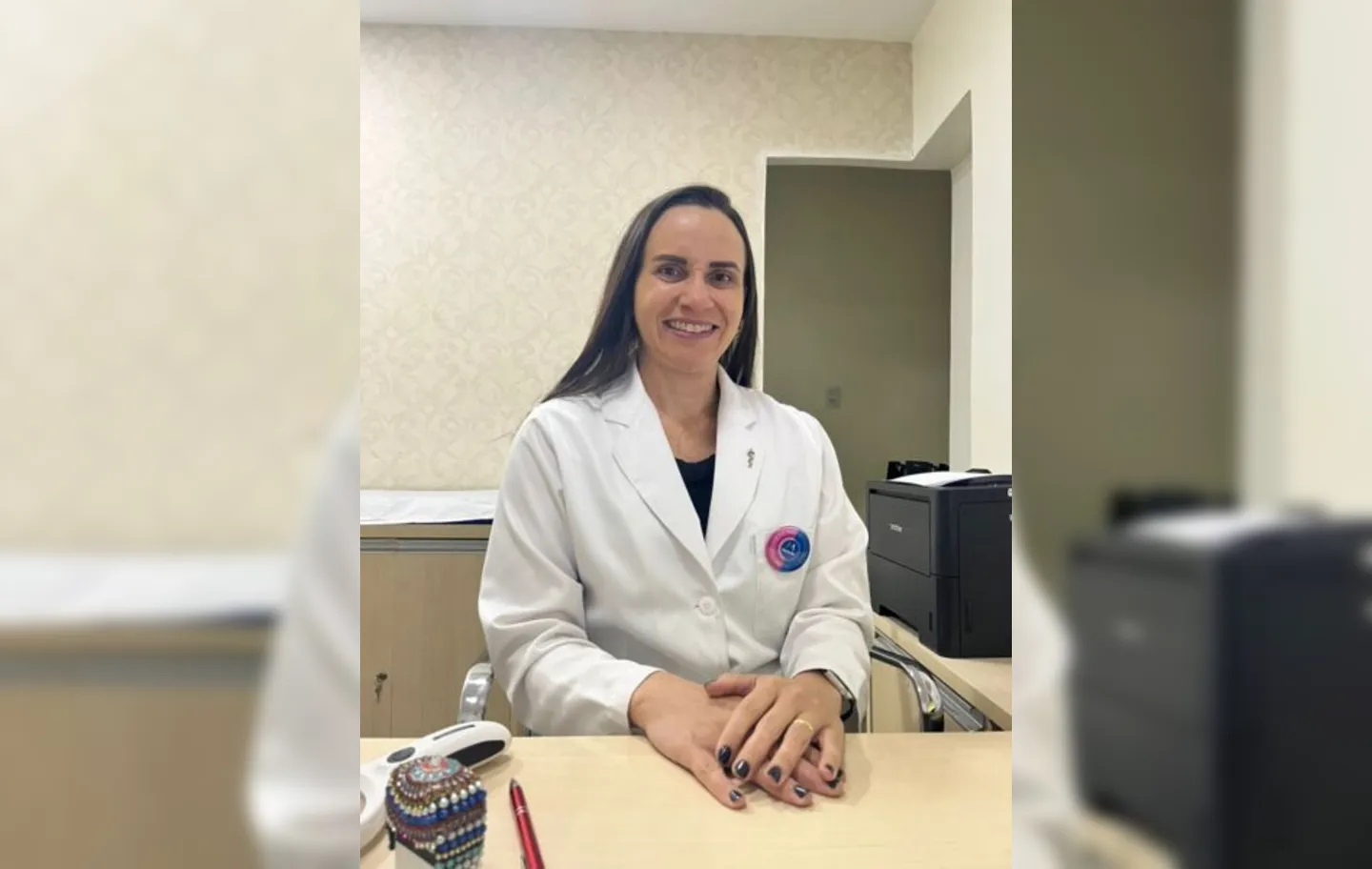 Danielle Pinto, dermatologista da clínica Multiclin