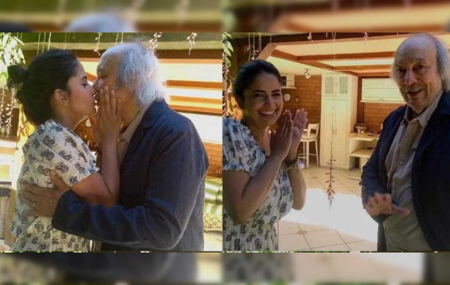 Erasmo Carlos e Fernanda Passos se casaram em 2019