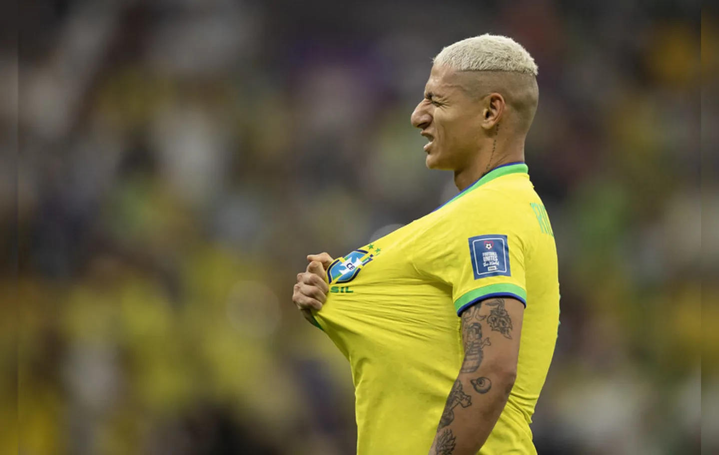 Richarlison fez dois na estreia do Brasil na Copa do Mundo