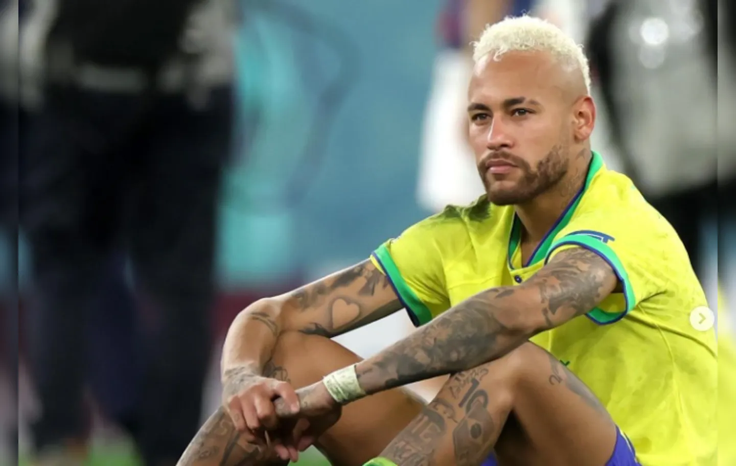 Em sua terceira participação em Copas, Neymar não garantiu que continuará na Seleção Brasileira, mas agradeceu o apoio e exaltou os companheiros de time