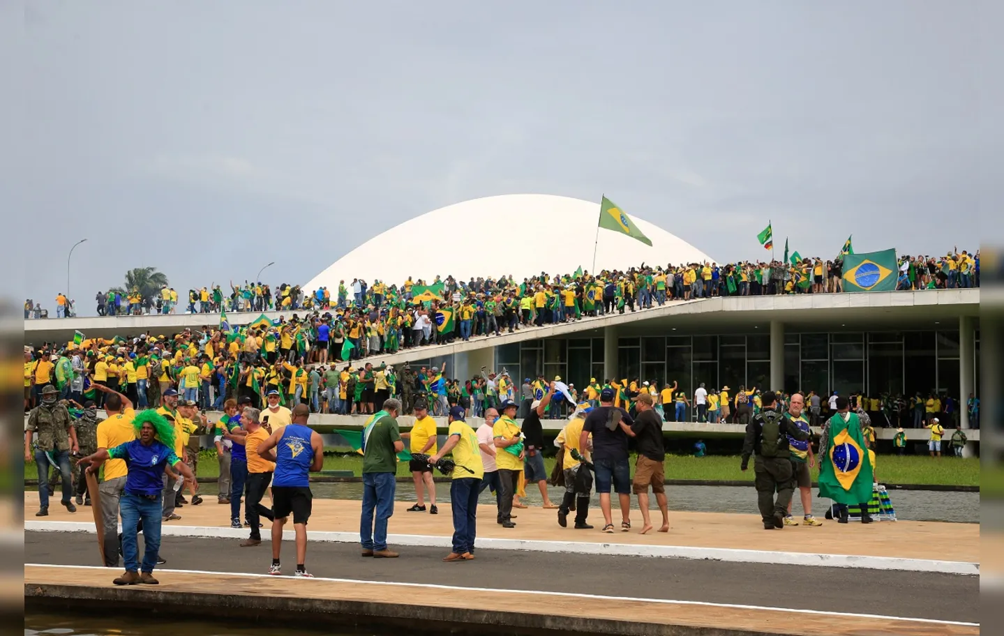 Ato golpista em Brasília no domingo