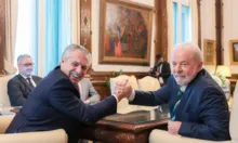 Imagem ilustrativa da imagem Presidente argentino se reúne com Lula após vitória eleitoral