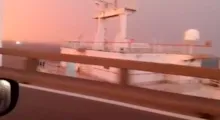 Imagem ilustrativa da imagem Navio bate na Ponte Rio-Niterói por causa dos fortes ventos