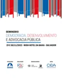 Imagem ilustrativa da imagem PGE-BA promove evento sobre democracia e advocacia pública