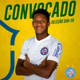 Imagem ilustrativa da imagem Lateral do Bahia, André vai defender o Brasil no Sul-Americano sub-20