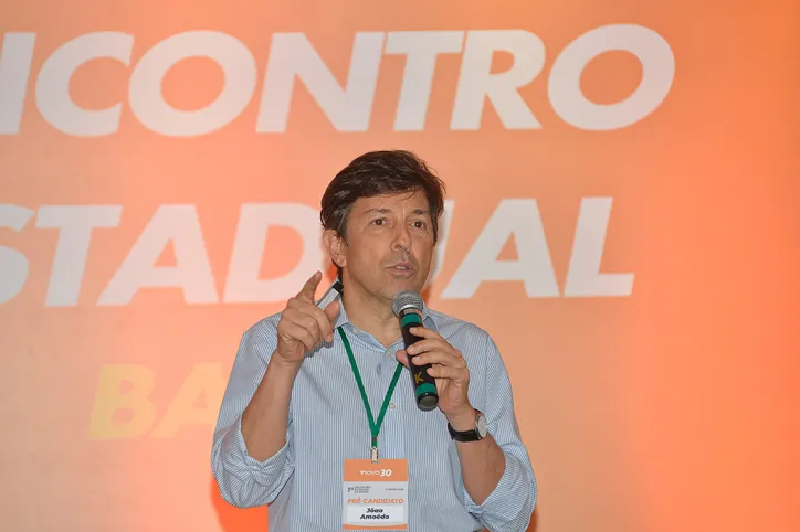 João Amoêdo foi candidato a presidente da República pelo Novo em 2018 e declarou apoio a Lula no segundo turno da eleição de 2022