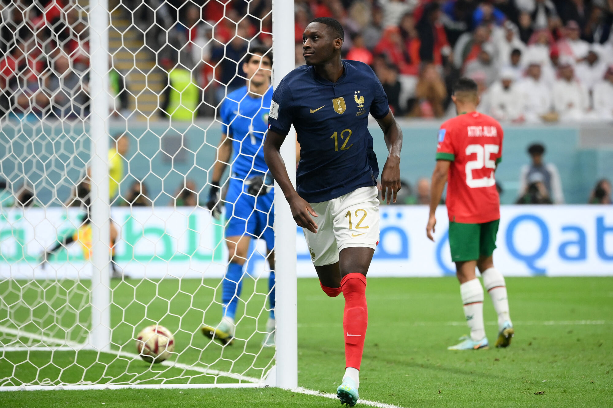 Kolo Muani marcou o segundo gol dos franceses