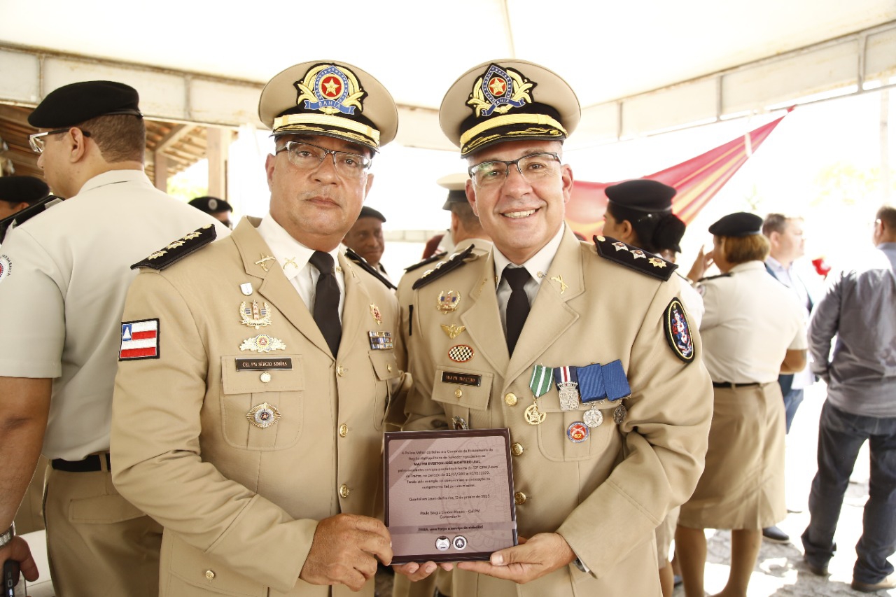 Maj PM Sérgio Simões e Maj PM Everton José Monteiro Leal