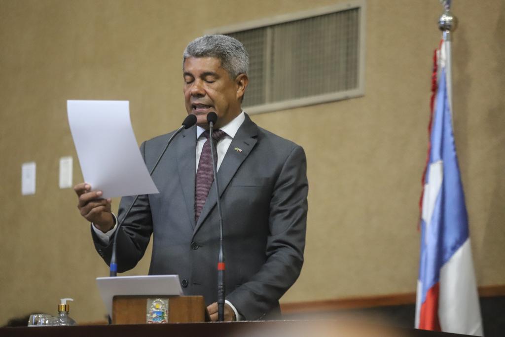 No discurso, Jerônimo falou sobre o que pretende em seu governo