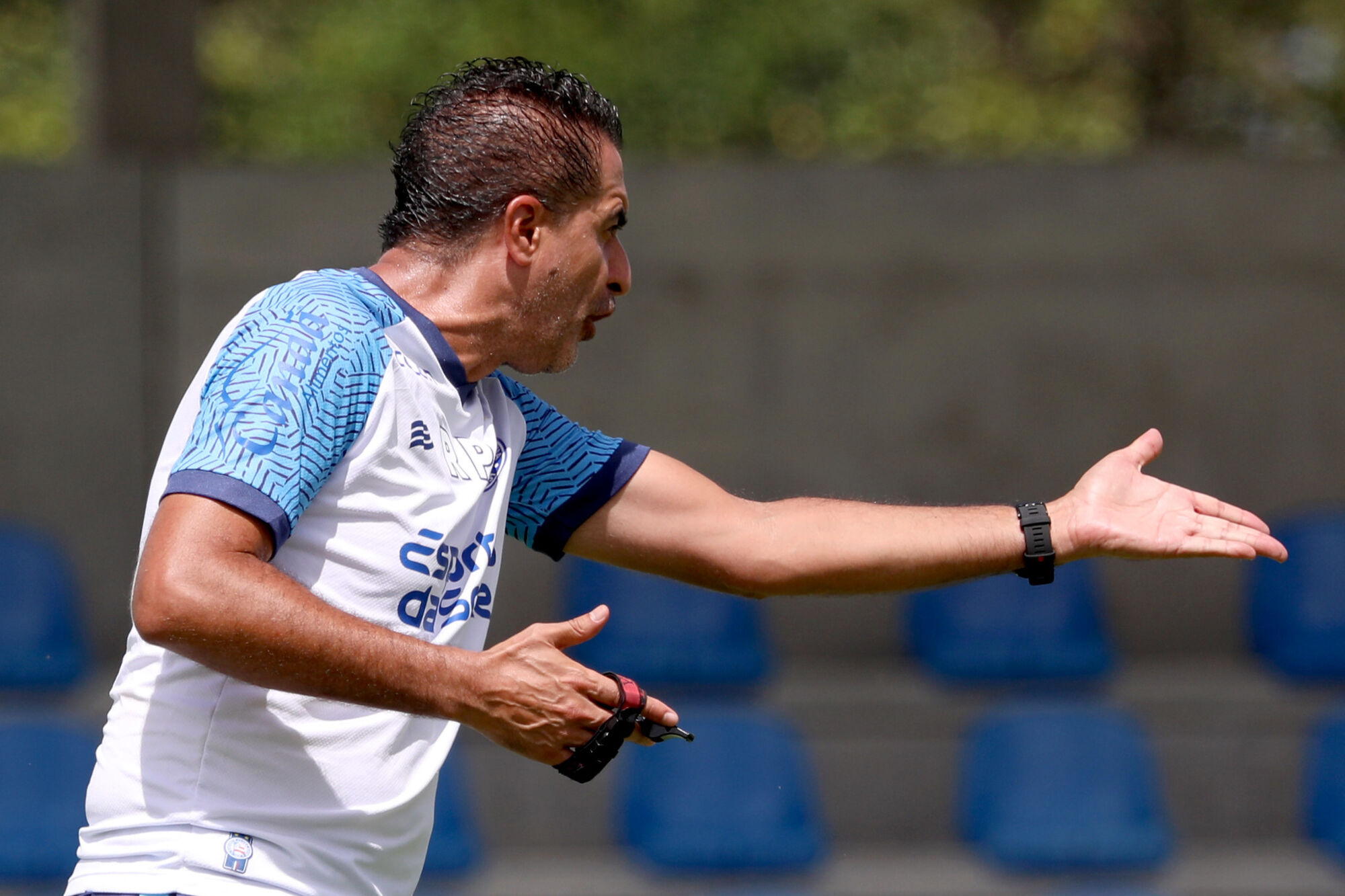 O treinador voltou a reclamar dos gols perdidos