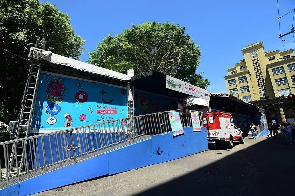 Módulos de Saúde do 'Fique Sabendo' realizam os testes rápidos durante o carnaval