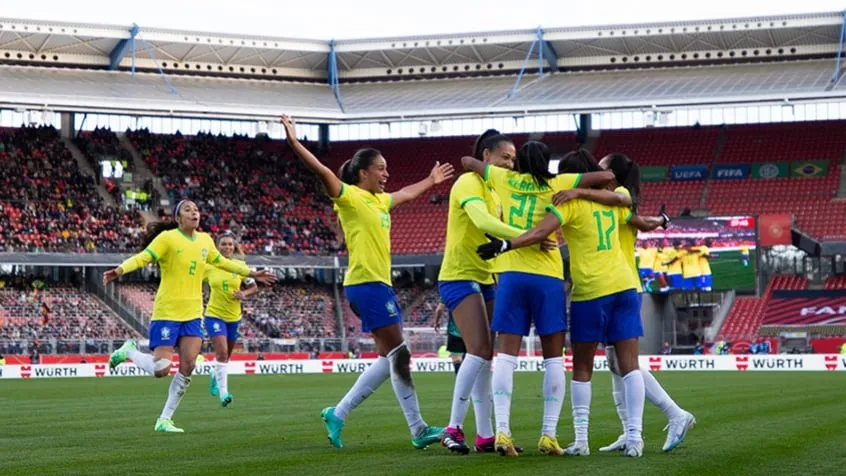 Seleção Brasileira feminina não correu riscos na partida