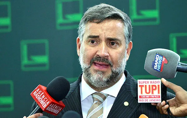 O ministro da Secretaria de Comunicação do governo Lula, Paulo Pimenta