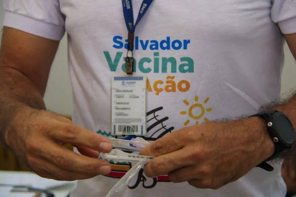 Registro de doses foi feito no último sábado em Salvador
