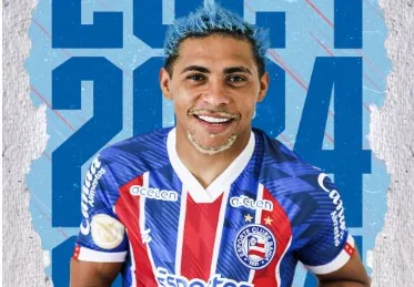 Bahia anuncia renovação de contrato de Vitor Jacaré