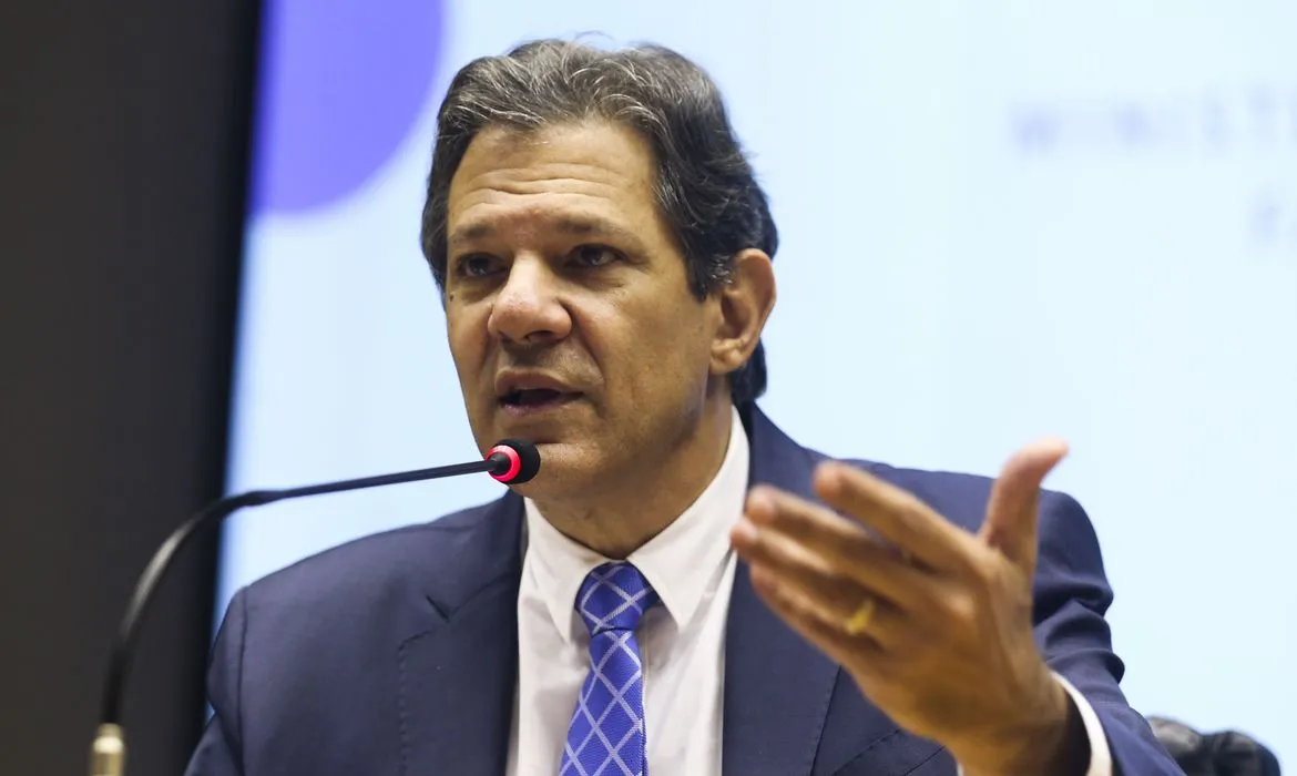 O ministro da Fazenda, Fernando Haddad