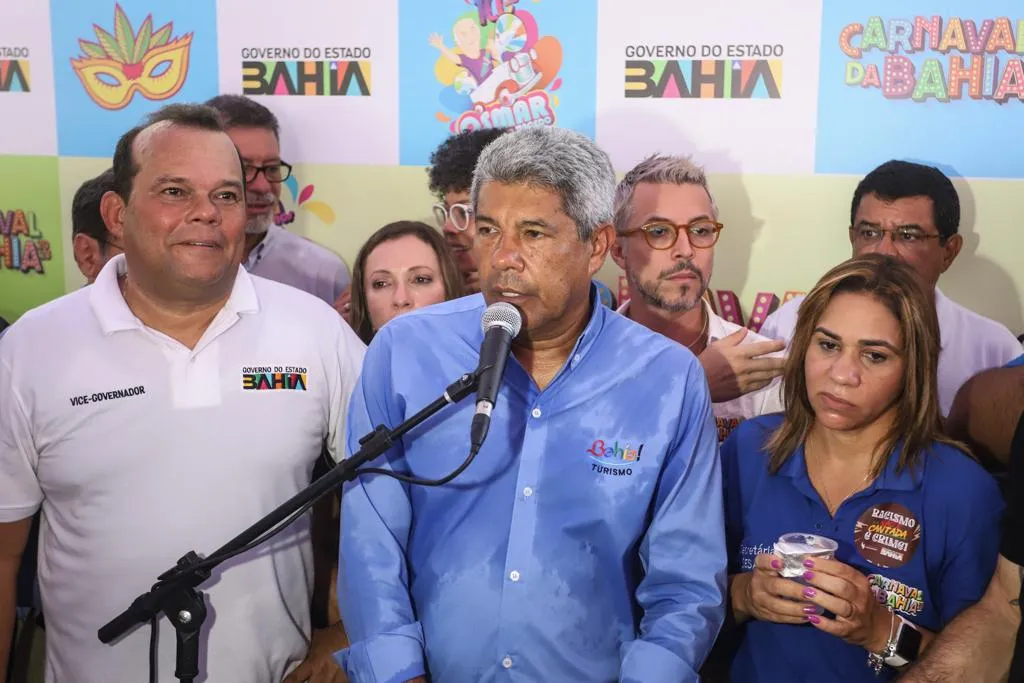 “Nós já participávamos [do Carnaval] antes de ser governador e vice-governador", disse Jerônimo Rodrigues