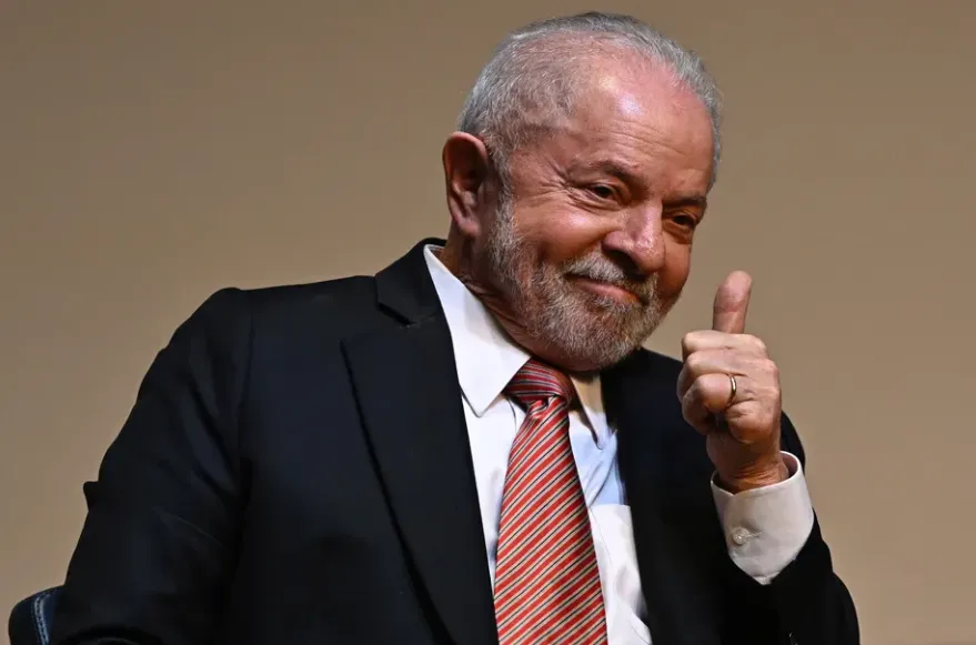 Presidente Lula na posse do novo presidente do BNDES, Aloisio Mercadante