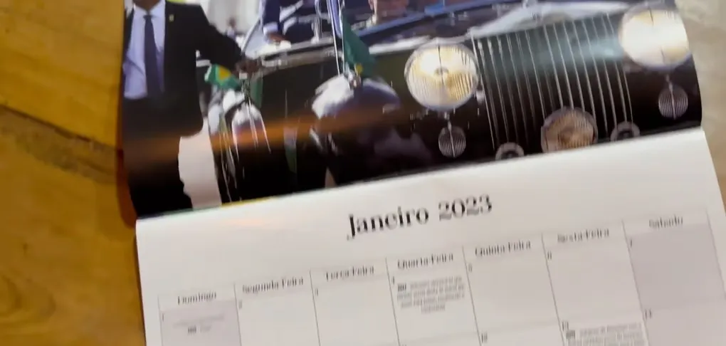 Calendário da Bolsonaro Store