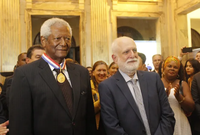 Vereador Edvaldo Brito e presidente do TJ/BA, des. Nilson Soares Castelo Branco