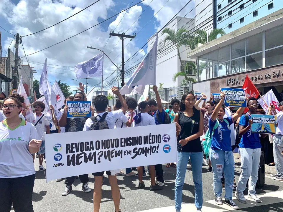 Além de Salvador, as manifestações foram registradas em Brasília, São Paulo e Porto Alegre