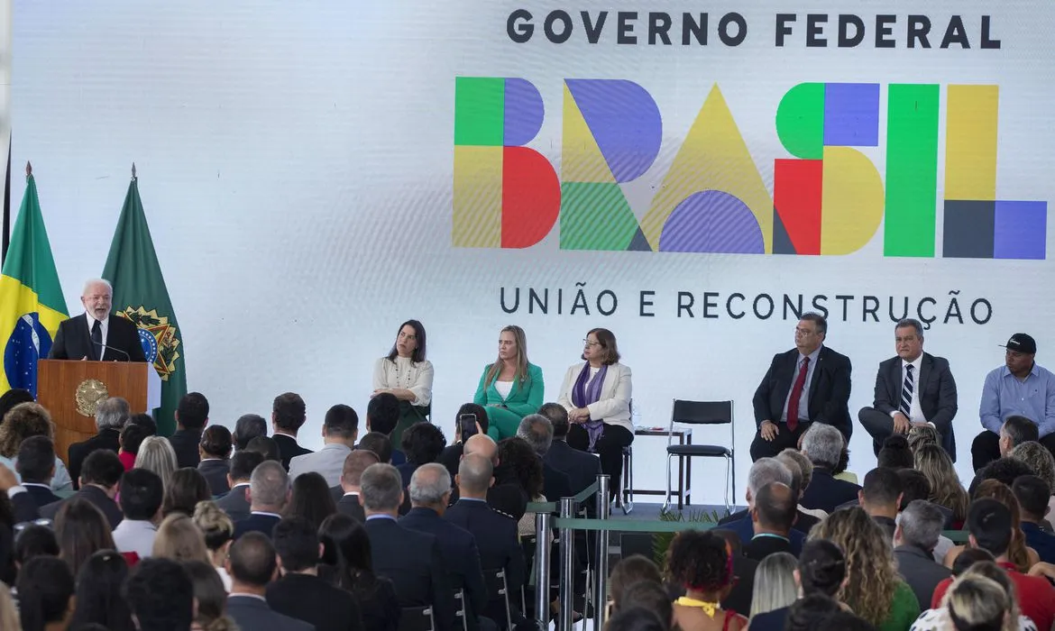 Lula falou sobre o Pronasci em  cerimônia no Palácio do Planalto