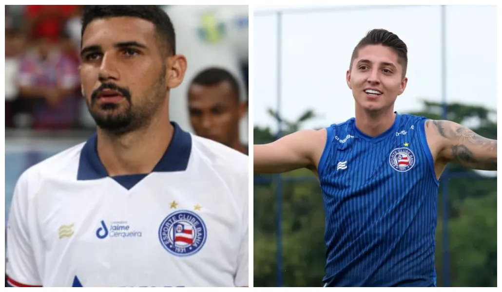 Ignácio e Índio Ramirez com a camisa do Esquadrão