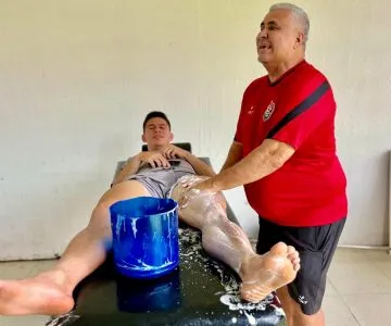 O lendário massagista Tuca tinha 35 anos no Vitória