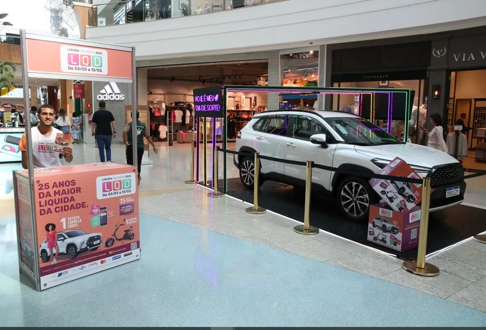 Além dele, outros 26 consumidores, mais cinco vendedores, também foram sorteados