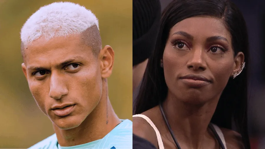 Imagem ilustrativa da imagem Tina revela que ficou com Richarlison no Carnaval; atleta responde