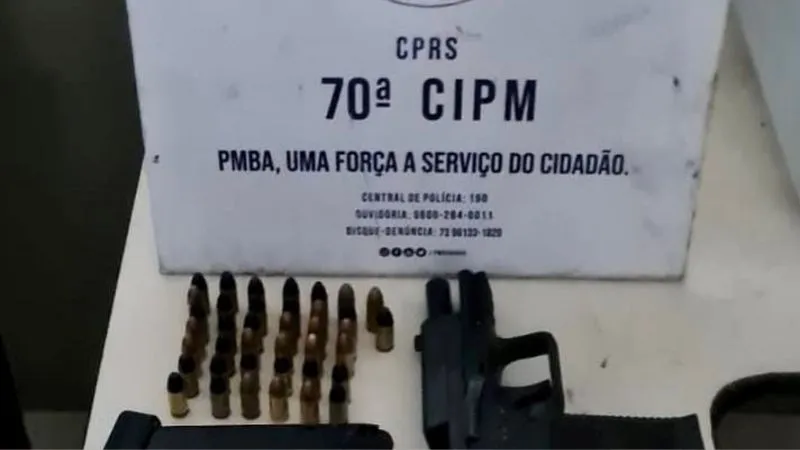 Imagem ilustrativa da imagem Em três dias, PM apreende três pistolas e revólver em Ilhéus