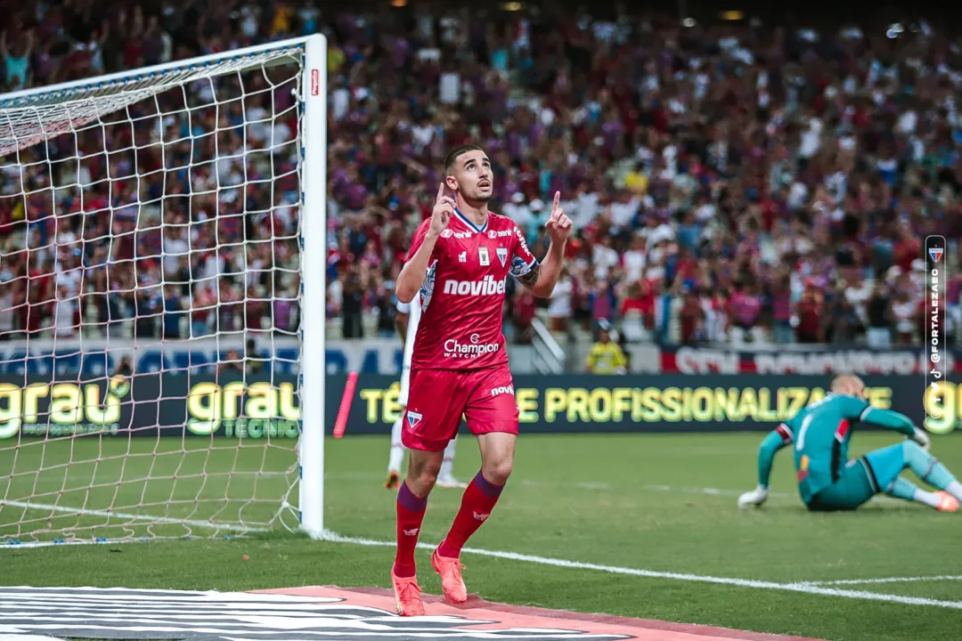 Thiago Galhardo fez o gol da classificação do Fortaleza para às semifinal
