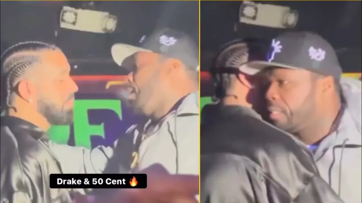 Artista foi visto com o rapper 50 Cent