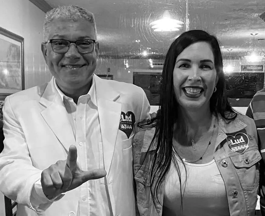 Pai Uelson (MDB) participou ativamente da campanha da deputada estadual Ludmilla Fiscina (PV)