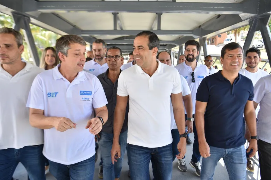 Bruno Reis inaugurou a Estação Pituba do BRT, nesta sexta-feira, 31