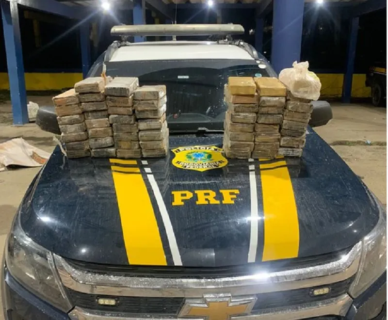 Foram 58 kg da droga