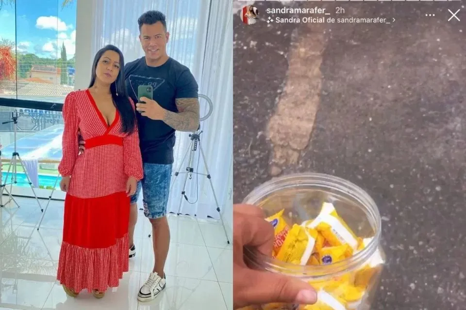 Sandra Mara segue casada com o personal trainer Eduardo Alves