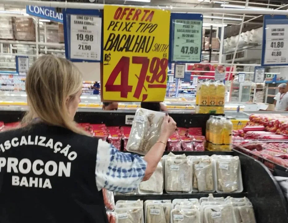 Procon-BA vistoriou 30 mercados de bairro, 26 supermercados, 25 lojas especializadas em chocolate e 33 estabelecimentos de pescados