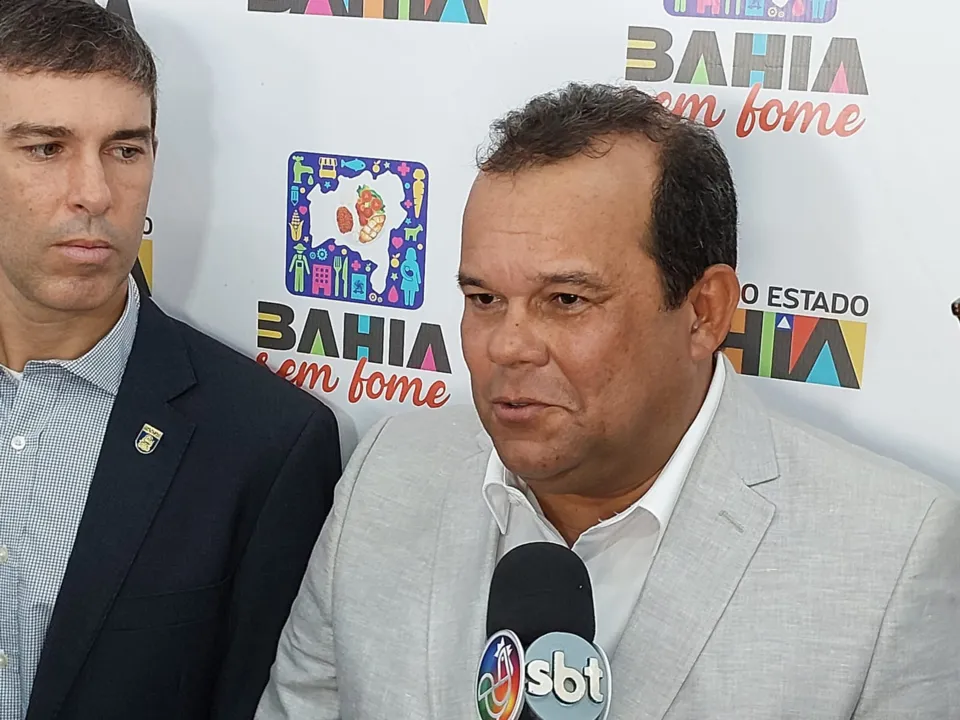 Governador em exercício, Geraldo Júnior, e o secretário de Segurança Pública, Marcelo Werner