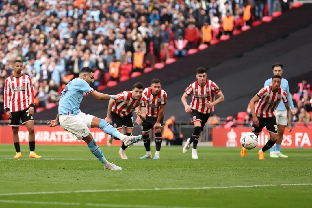 City vence Sheffield United por 3 a 0 e vai à final da Copa da Inglaterra