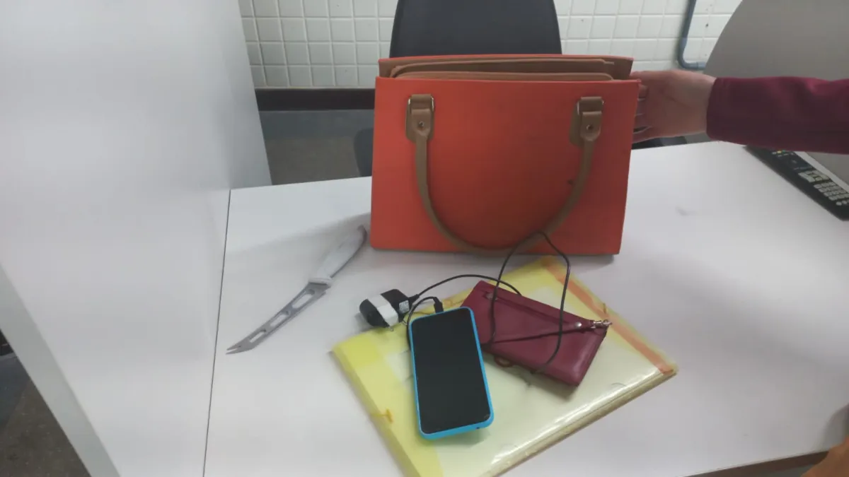 Bolsa, celular e dinheiro foram recuperados