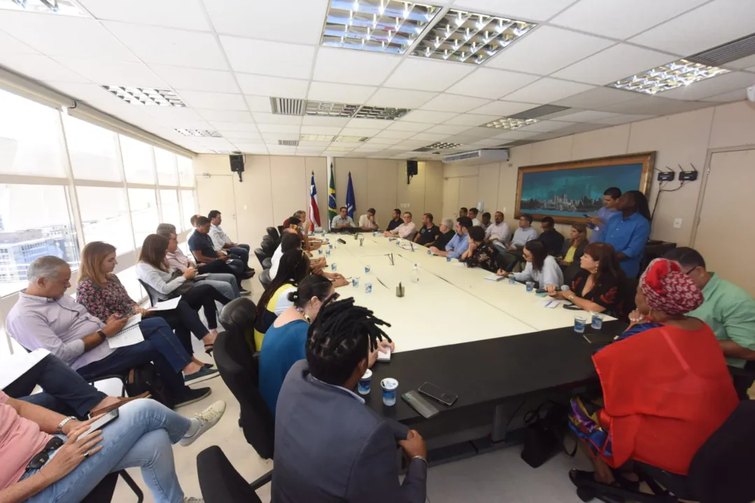 O encontro foi realizado no Palácio Thomé de Souza e demandas de quem vive e trabalha no local, foram apresentadas