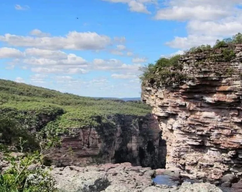 Região da Serra da Chapadinha, localizada no município de Itaetê