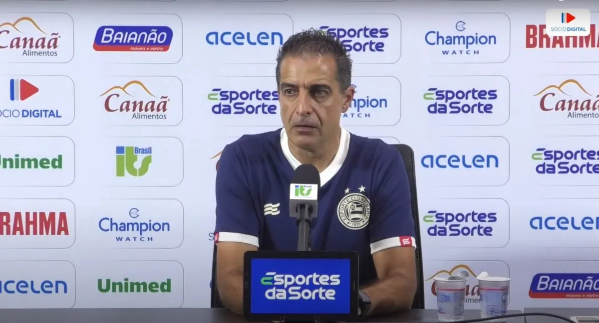 Em coletiva, o técnico do Bahia reconheceu que a equipe precisa de ajustes para melhorar