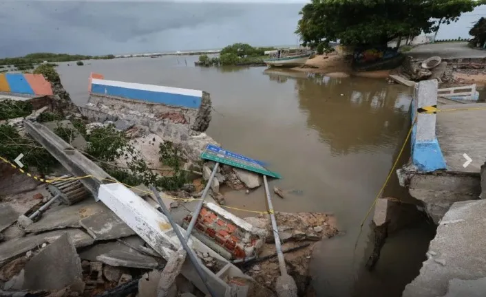 Chuvas causaram estragos na Bahia