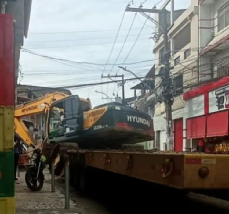 Transtorno foi causado pelas fortes chuvas que atingiram a capital baiana