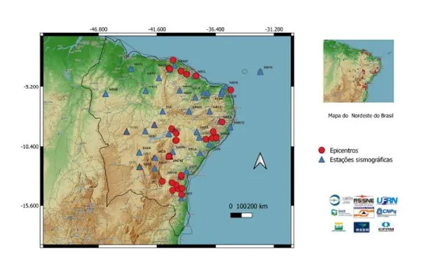 De acordo com a pesquisa, o estado registrou 16 tremores de terra no mês, em 11 municípios