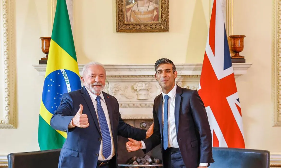 Sunak e Lula reuniram-se, nesta sexta-feira, em Londres