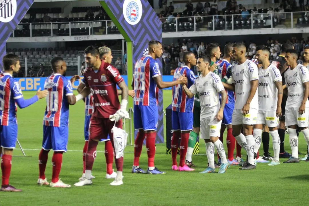 Bahia e Santos farão três jogos entre eles neste mês de maio